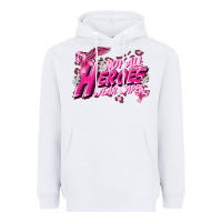 White Not all heroes wear capes Cancer Awareness Heavyweight Hoodie - FaDigitalArtStudio