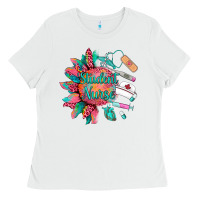 White western student nurse medical instruments Ladies Tee - BarkalooDesign