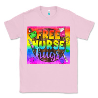 Bubblegum Pink Free Nurse Hugs LGBTQ+ Tumbler Classic Tee - BundleAndBundleShop