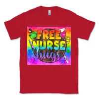 Red Free Nurse Hugs LGBTQ+ Tumbler Classic Tee - BundleAndBundleShop