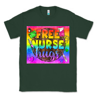 Sports Green Free Nurse Hugs LGBTQ+ Tumbler Classic Tee - BundleAndBundleShop