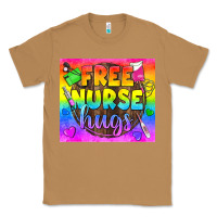 Toasted Coconut Free Nurse Hugs LGBTQ+ Tumbler Classic Tee - BundleAndBundleShop