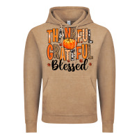 Vintage Coffee Thankful Grateful Blessed Vintage Hoodie - MaliasSmallBusiness