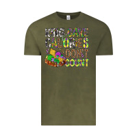 Vintage Olive King Cake Calories Don't Count Mardi Gras Vintage Tee - BundleAndBundleShop