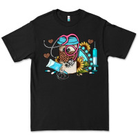 Black western sunflower gemstone nurse Premium Tee - JahusDesignShop