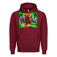 Merry Christmas Gnomies Zipper Hoodie | Teevron