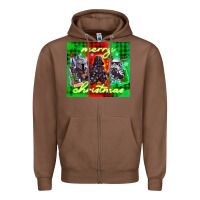 Chestnut merry christmas gnomies Zipper Hoodie - CowGirlArtShop