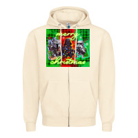 Sandshell merry christmas gnomies Zipper Hoodie - CowGirlArtShop