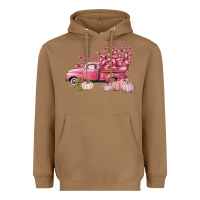 Toasted Coconut Breast Cancer truck Heavyweight Hoodie - FaDigitalArtStudio