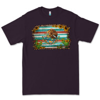 Plum cactus turquoise serape leopard mexican flag Premium Tee - Jasminsmagicworld