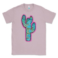 Lilac Western Turquoise Cactus Classic Tee - RanaPortraitStore