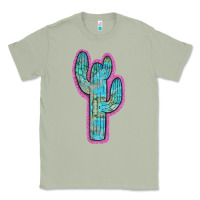 Matcha Western Turquoise Cactus Classic Tee - RanaPortraitStore