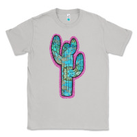 Moon Dust Western Turquoise Cactus Classic Tee - RanaPortraitStore