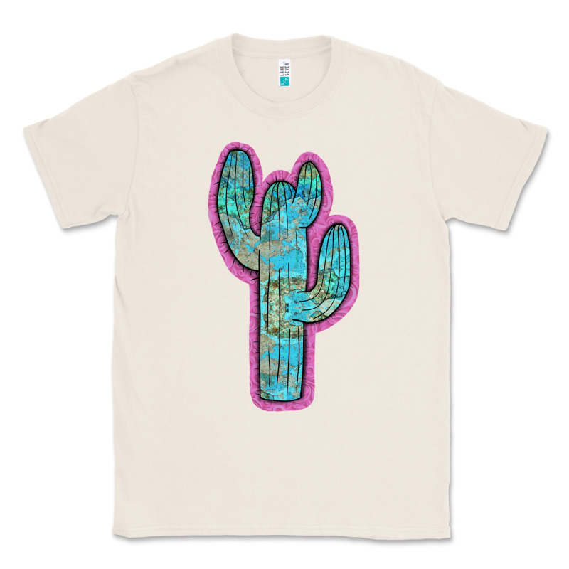 Western Turquoise Cactus Classic Tee by RanaPortraitStore | Teevron