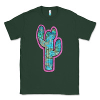 Sports Green Western Turquoise Cactus Classic Tee - RanaPortraitStore