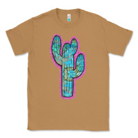 Toasted Coconut Western Turquoise Cactus Classic Tee - RanaPortraitStore