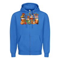 True Royal fall coffee cups Zipper Hoodie - CowGirlArtShop