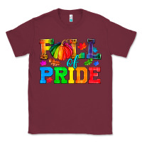 Burgundy Fall Of Pride Classic Tee - BundleAndBundleShop