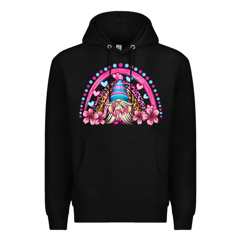 Valentine's Day Rainbow Gnome Olivia Premium Hoodie by OliviaCreatesArt | Teevron