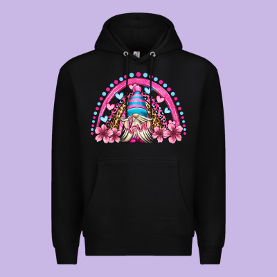 Valentine's Day Rainbow Gnome Olivia Premium Hoodie Designed By Oliviacreatesart