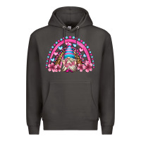 Smoke valentine's day rainbow gnome olivia Premium Hoodie - OliviaCreatesArt