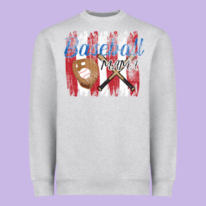 Baseball Mom Heavyweight Sweatshirt Designed By Bettercallsaul