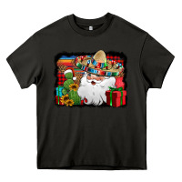 Asphalt Santa Claus Spanish Christmas Heavy Core Tee - Jasminsmagicworld