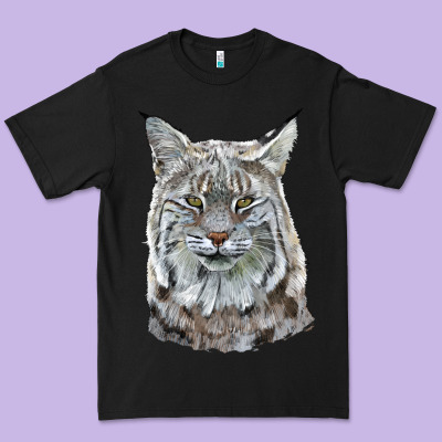 Bobcat Head Premium Tee Designed By Lillyallendesigns