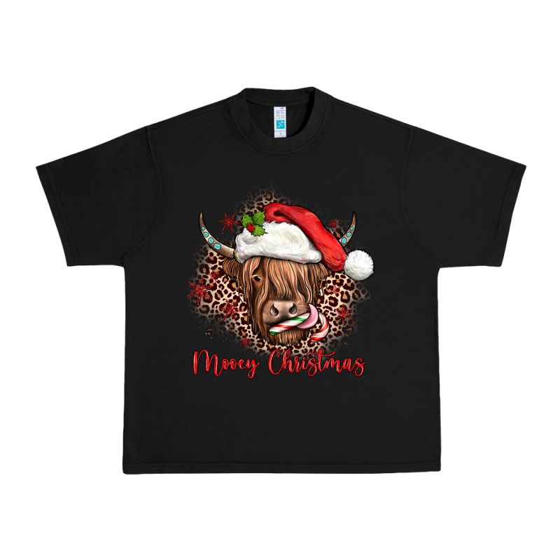 Mooey Christmas Cow Urban Heavy Tee by JahusDesignShop | Teevron