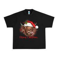 Black mooey christmas cow Urban Heavy Tee - JahusDesignShop