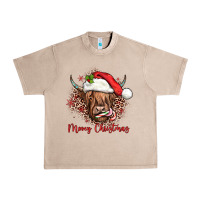 French Oak mooey christmas cow Urban Heavy Tee - JahusDesignShop