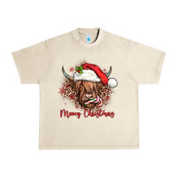 Sandshell mooey christmas cow Urban Heavy Tee - JahusDesignShop