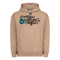 Pigment Burro Happy Easter Urban Hoodie - CowhideDigitalArt