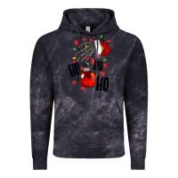 Cloud Black Ho ho ho skeleton Vintage Hoodie - NancyCooperArtShop