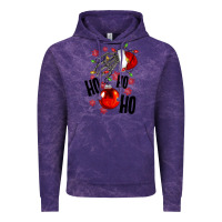 Cloud Purple Ho ho ho skeleton Vintage Hoodie - NancyCooperArtShop