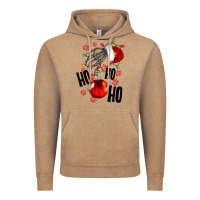 Vintage Coffee Ho ho ho skeleton Vintage Hoodie - NancyCooperArtShop