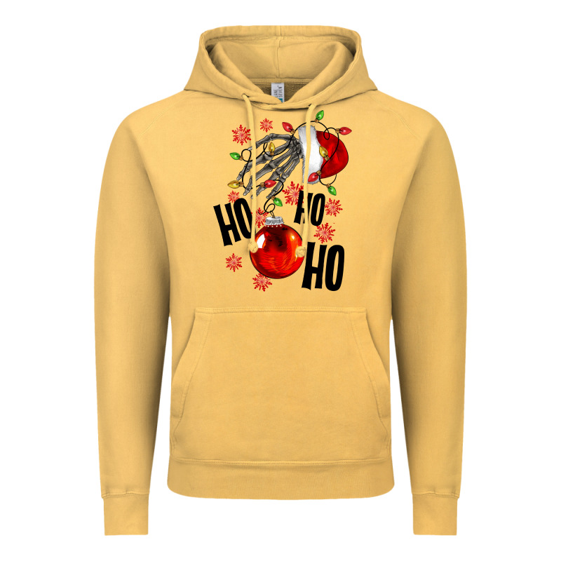 Ho Ho Ho Skeleton Vintage Hoodie by NancyCooperArtShop | Teevron