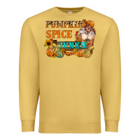 Antique Gold Pumpkin Spice Junkie Premium Sweatshirt - FaDigitalArtStudio