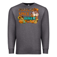 Charcoal Heather Pumpkin Spice Junkie Premium Sweatshirt - FaDigitalArtStudio