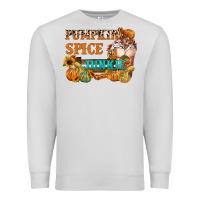 Dove Grey Pumpkin Spice Junkie Premium Sweatshirt - FaDigitalArtStudio