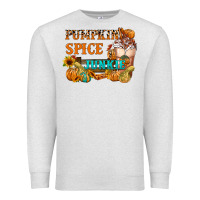 Oatmeal Heather Pumpkin Spice Junkie Premium Sweatshirt - FaDigitalArtStudio
