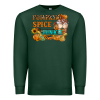 Sports Green Pumpkin Spice Junkie Premium Sweatshirt - FaDigitalArtStudio