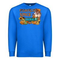 True Royal Pumpkin Spice Junkie Premium Sweatshirt - FaDigitalArtStudio