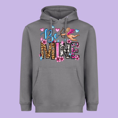Be Mine Valentine's Day Heavyweight Hoodie Designed By Oliviacreatesart