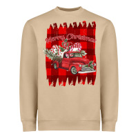 Mushroom Merry Christmas Y'all Truck Heavyweight Sweatshirt - Bettercallsaul