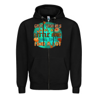 Black give thanks for a little and you will find a lot Zipper Hoodie - CowGirlArtShop
