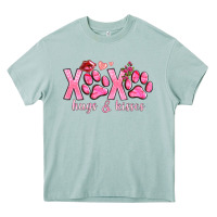 Xoxo Hugs And Kisses Paws Heavy Core Tee | Teevron