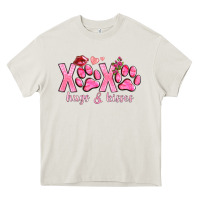 Cream xoxo hugs and kisses paws Heavy Core Tee - NancyCooperArtShop