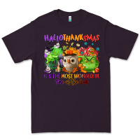 Plum Hallothanksmas Premium Tee - NancyCooperArtShop