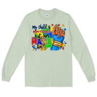 Matcha my child is non verbal but her mama aint afro hand rana Long Sleeve Tee - RanaPortraitStore